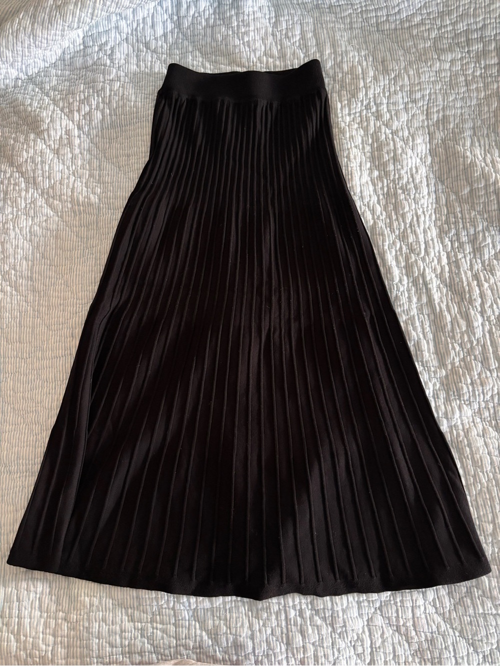 Black Pleated Midi Skirt - Classic Women’s Skirt- Hello Molly brand